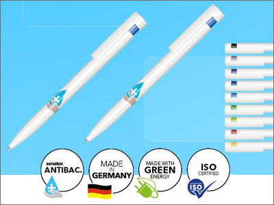 Antibac kuglepen med logo - kuglepen med logo