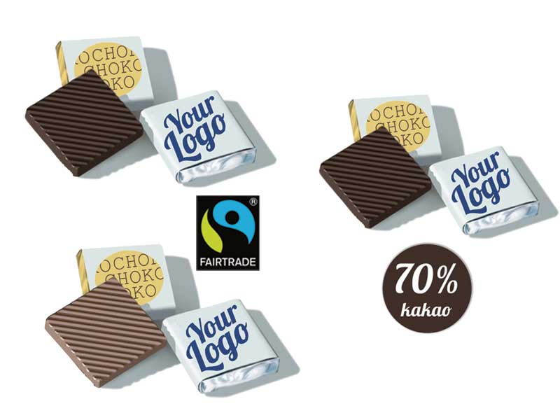 Kuvertchokolade med logo